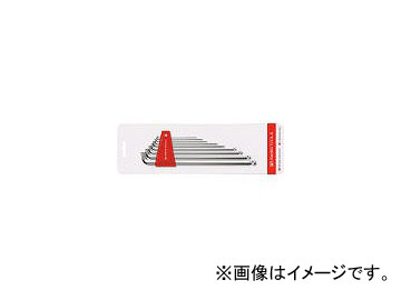 PBスイスツールズ/PB Swiss Tools ショートヘッドボール付ロング六角棒レンチセット 2212LH10CN(4482239) JAN：7610733236459 :444633950:オートパーツエージェンシー