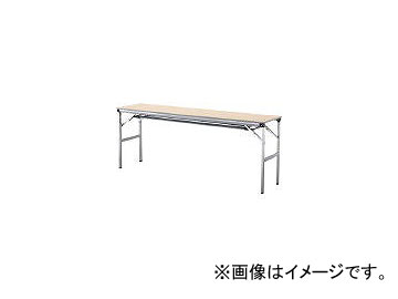 アイリスチトセ/IRISCHITOSE 折畳みテーブルLOT 棚付き1845Tサイズ ナチュラル LOT1845TNA(4526431) JAN：4905865959783