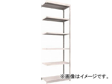 トラスコ中山/TRUSCO M1.5型軽中量棚 860X445XH2400 6段 連結 NG M1.58346B NG(4500083)