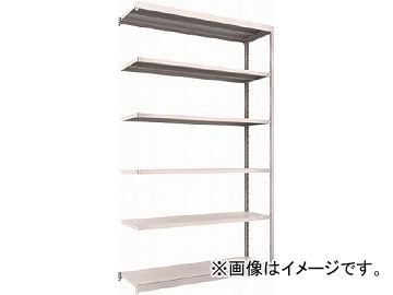 トラスコ中山/TRUSCO M1.5型軽中量棚 1460X445XH2400 6段 連結 NG M1.58546B NG(4500326)