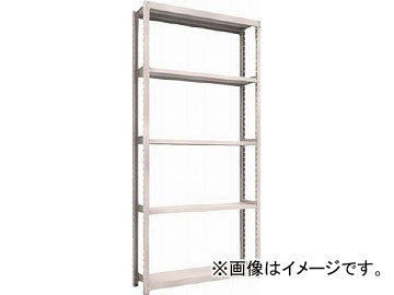 トラスコ中山/TRUSCO M2型軽中量棚 1160X300XH2400 5段 単体 NG M28435 NG(4500610)