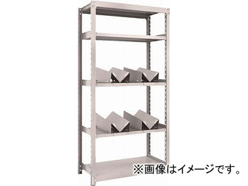 トラスコ中山/TRUSCO M2型軽中量棚 1160X450XH1800 缶受X6付 M26445KU6(4690966)