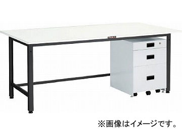 トラスコ中山/TRUSCO LEWS型作業台 1800X750XH740 3段キャビネット付 LEWS1800UDK111(4545087)