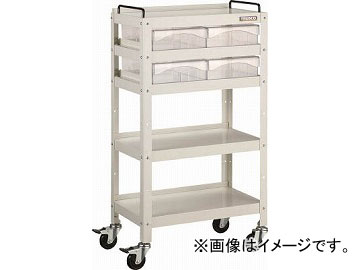 トラスコ中山/TRUSCO ファイルラビット 540X330XH970 A4深引出X4 FRB955D4(4502639)