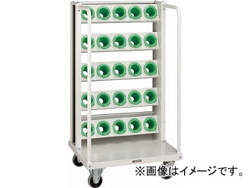 トラスコ中山/TRUSCO ツーリングワゴン BT・NT50兼用 25個収納 ロック付 YG色 VTLW55YG(4653203)
