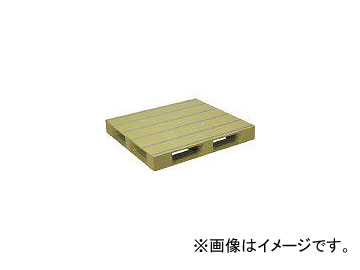 日本プラパレット プラスチックパレットZFD-1212E 片面四方差し ライトグリーン ZFD1212ELG(4533020)
