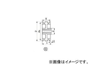 エバオン/EVERON ブッシングプーリー SPZ 280mm 溝数3 SPZ2803(3807193) JAN：4571314381841 :437988630:オートパーツエージェンシー