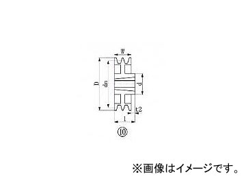 エバオン/EVERON ブッシングプーリー SPA 280mm 溝数2 SPA2802(3805735) JAN：4571314378445 :437989570:オートパーツエージェンシー