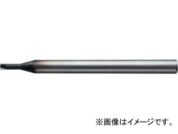 ユニオンツール 超硬合金加工用ネジ切り工具M4×0.7×φ3.1×溝数2 UDCTM4-0.7-8(4852991) JAN：4560295082410