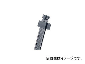 パンドウイット スタストラップ ナイロン結束バンド 耐候性黒 SST2I-M0(4775457)