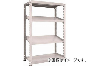 トラスコ中山 M3型中量棚 1200X571XH1800 4段 傾斜2段 M3-6464K2(4844220)