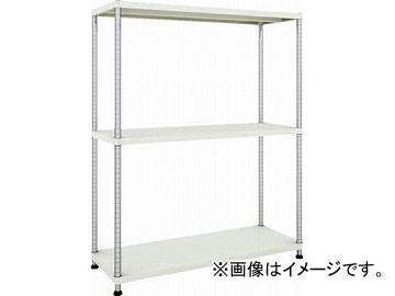 トラスコ中山 フェニックスラック 1200X450 3段 W色 PER-5443-W(4845056)