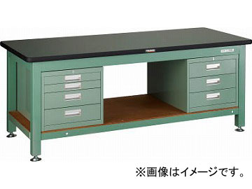 最終値下げ!引っ越しに伴う期間限定出品!ICOM製DPR62台セット! トラスコ中山 RTW型作業台 1800X750XH740 3段・4段引出付 RTW