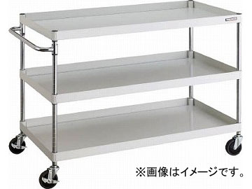 トラスコ中山 フェニックスワゴン 1200X600XH880 3段 W色 PEW-9123-W(4883888)