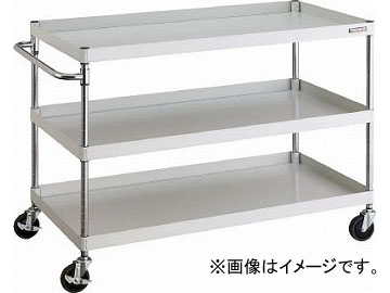 トラスコ中山 フェニックスワゴン 1200X600XH880 3段 YG色 PEW-9123-YG(4883896)