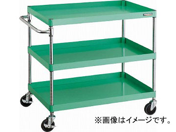 トラスコ中山 フェニックスワゴン 900X600XH880 3段 W色 PEW-993-W(4885121)