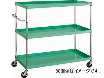 トラスコ中山 フェニックスワゴン 1200X600XH1200 3段 W色 PEW-12123-W(4881940)
