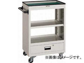 トラスコ中山 ツールワゴン 600X400 深型1引出付 W NTS-601-W(4846508)