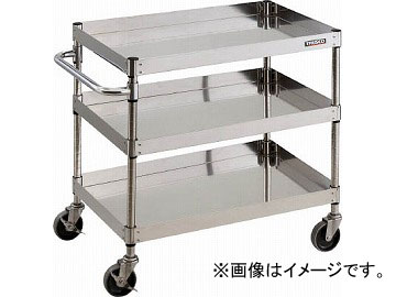 トラスコ中山 304クリーンフェニックス 900X600 3段 SUS金具 CPE3-793SC(4881061)