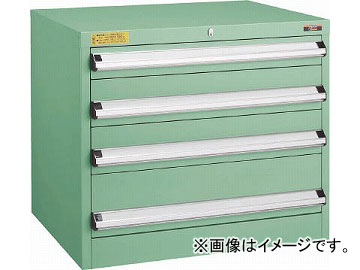 トラスコ中山 VE7S型キャビネット 700X550XH600 引出4段 VE7S-602(4791151)