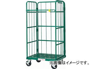 トラスコ中山 ハイテナー省音型 850X650X1450 旋回仕様 樹脂底板 THT-XJ16C(4623983) JAN：4989999694635