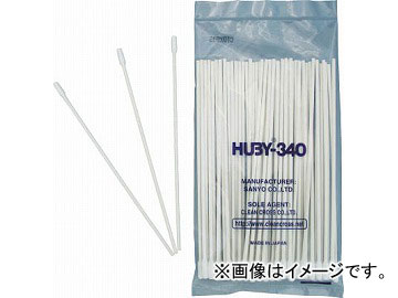HUBY コットンアプリケーター(モーターアッセイ) 10000本入 CA-010(4578759) JAN：4936613009634