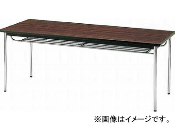 トラスコ中山 会議用テーブル 1800X750XH700 丸脚 ローズ TDS-1875T_RO(4646541) JAN：4989999767056