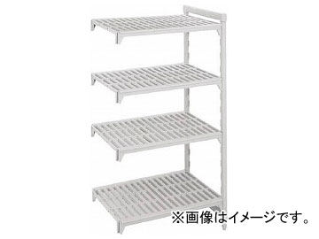 CAMBRO 固定追加ユニット プレミアムシェルフ（コーナーベンチ4段） CSC48367V(7685785) :461492890:オートパーツエージェンシー