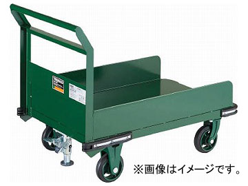 トラスコ中山 鋼鉄製運搬車 900X600 三面パネル LS付 OH-23PSS(7680724)