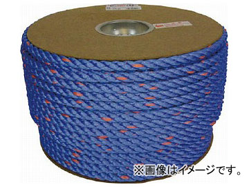 ユタカ タストンロープ ブルー ドラム巻 12&phi;&times;100m 青 PRVP-62(7541449)