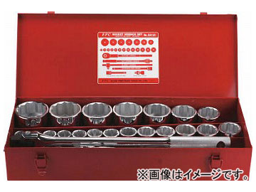 FPC ソケットレンチセット 差込角19.0mm 26pc S 6120(7697236) :461644520:オートパーツエージェンシー