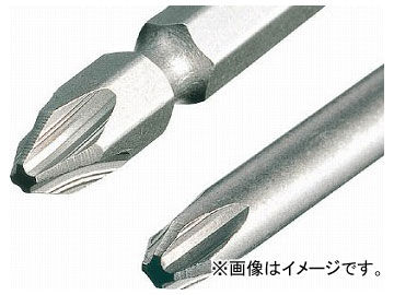 トラスコ中山 ネジに喰いつくビット 段付 ＋2×100mm MG付 TKB-D2-100(7686994) 入数：1パック(2本)｜apagency