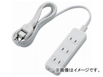 エレコム ほこりシャッター付き電源タップ T-ST02-22420WH(4955366)