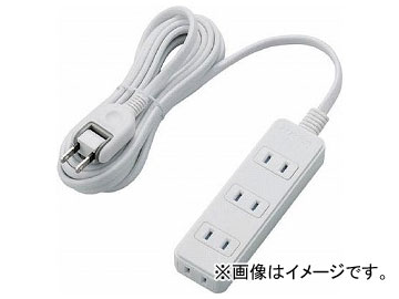 エレコム ほこりシャッター付き電源タップ T-ST02-22430WH(4955374)