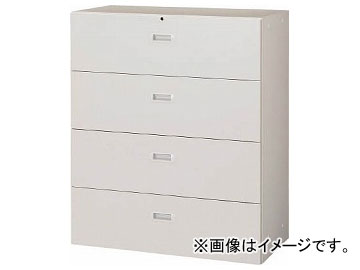 トラスコ中山 U型壁面書庫 ラテラル4段 H1050 W色 UBW 11(7658036) : 461725080 : オートパーツエージェンシー 57,779円