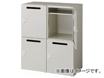 トラスコ中山 U型壁面書庫 IC錠 片開パーソナル2列2段 H1050 W色 ULPW 11 IC(7693460) :461726060:オートパーツエージェンシー