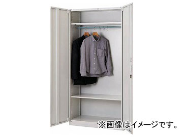 トラスコ中山 U型壁面書庫 ワードローブ H1830 アジャスター付 W色 ULW-18(7658133)