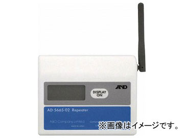 A＆D ワイヤレス温湿度計(中継機) AD5665 02(8185281) :500202670:オートパーツエージェンシー