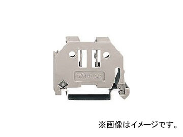 WAGO DIN35���[���p�����^�b�`���G���h�X�g�b�v 10mm�� 249-117-PK(7994532) �����F1��(10��)