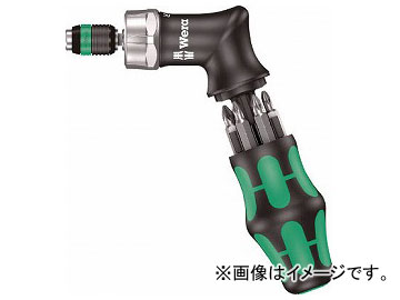 Wera クラフトフォームコンパクト ピストル型 RA3 ドライバービットセット 136012(8199084) :500291180:オートパーツエージェンシー