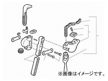 リジッド E 1585 X スイベルナット＆ホール F/S 4A 40765(7882602) :500311760:オートパーツエージェンシー