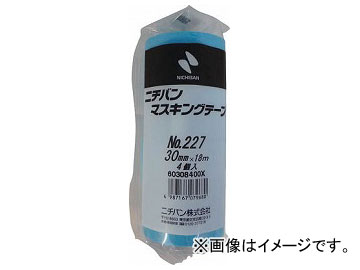 ニチバン マスキングテープ No.227H 12mm×18m 227H-12(7974973) 入数：1PK(10巻)｜apagency