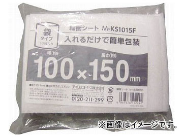 IRIS 緩衝シート 袋タイプ M-KS1015F(8183647) 入数：1セット(10枚)