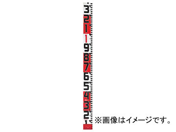 タジマ シムロンロッド 100 長さ10m/裏面仕様 1mアカシロ/紙函 SYR 10EK(8134652) :500421320:オートパーツエージェンシー