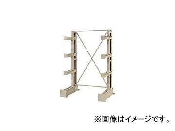 トラスコ中山 長尺保管棚 5段 ミニ 基本 ネオグレ VR-915-1R NG(7993901)