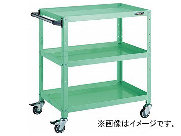 TRUSCO ラビットワゴン 600×400 ウレタン車輪 YG色 RBW963UYG TRUSCO ラビットワゴン 600×400 ウレタン車輪 YG色 RBW963UYG