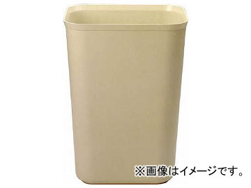 ラバーメイド 耐火性バスケット ベージュ 254302(8194568)