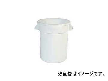 ラバーメイド ラウンドブルートコンテナ スリット付き 121.1L ダークグリー 263206(8194411)