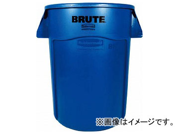 ラバーメイド ラウンドブルートコンテナ スリット付き 166.5L グレイ 26436075(8194428)