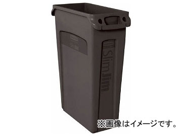 エレクター スリムジムコンテナ 通気孔付き 87.1L ブラック 3540-6007(8194485)